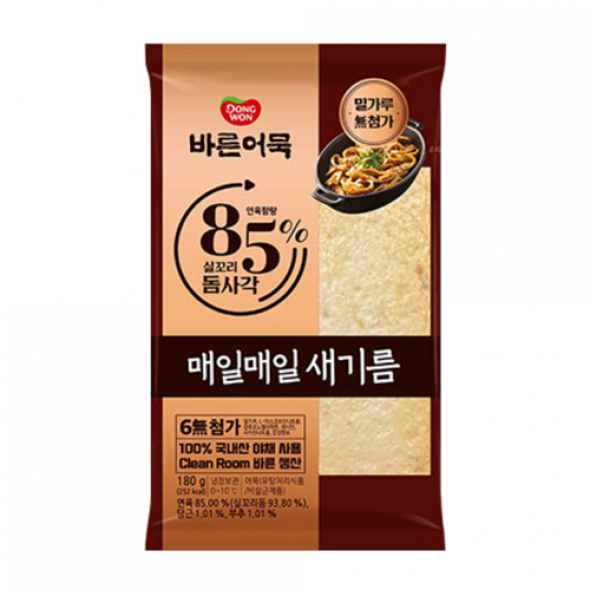 동원)바른85%실꼬리돔사각 180g